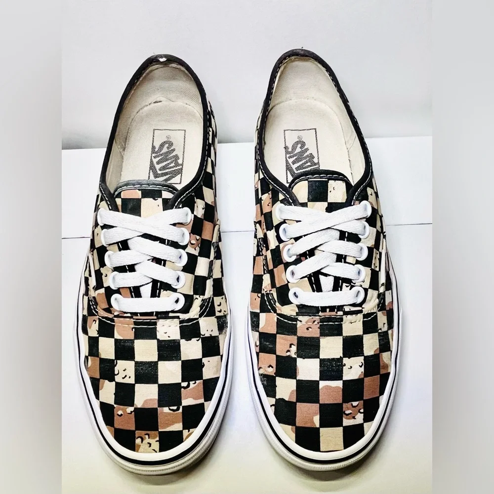 Vans Authentic Desert Camo Checkerboard